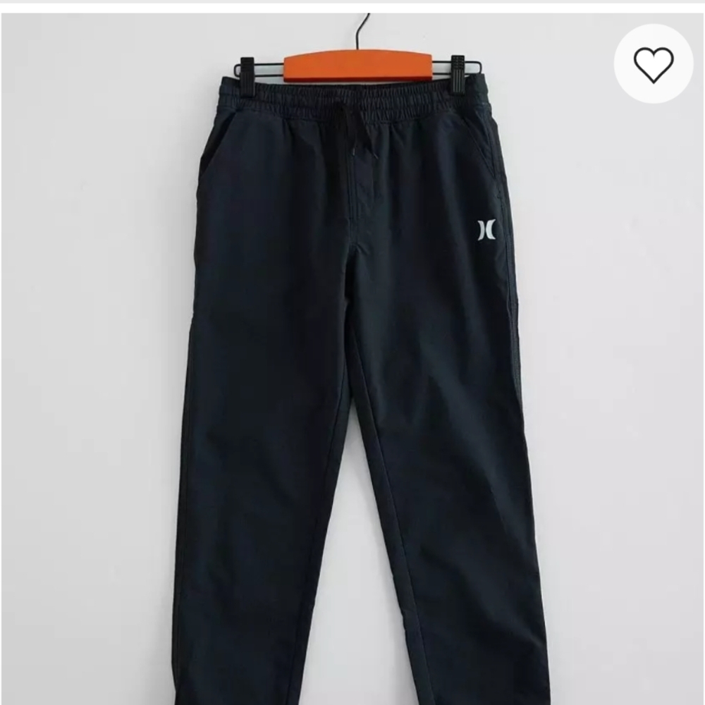 Black Jogger Pants with Logo